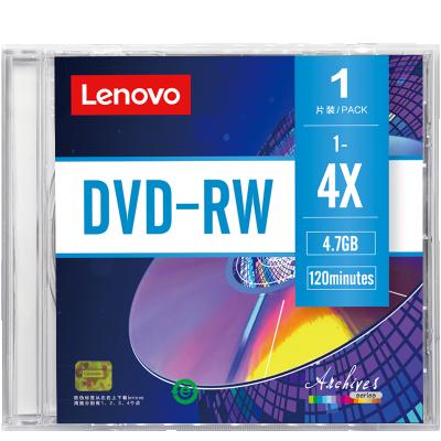 China China Wholesale Single Layer 4x 4.7 Gigabyte Music DVD-RW Blank Rewritable Blank DVD Discs For Lenovo for sale