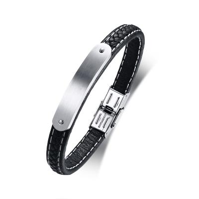 China High quality simple punk stainless steel bracelet stainless steel bracelet for men for sale