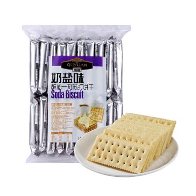 China Factory Net Weight 420g/pack Low Fat Custom Four Flavors Original Soda Cookie Cookies for sale