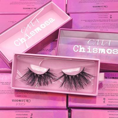 China Full Free Sample Siberia 100% Real 3d 25mm Long Strip Natural Mink Eyelash Lashes Vendor Customized Packaging Box for sale