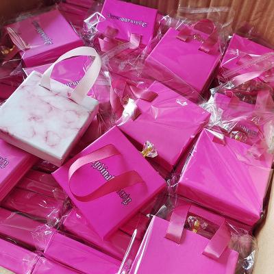 China 3d logo mink eyelash lasheswholesale handmade custom stamping shiny box bronzing empty lash boxes for sale