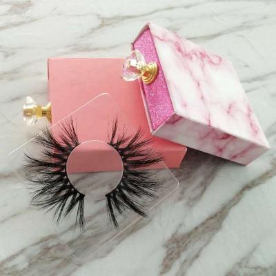 China Full Volume Durable In Use Wholesale Product Faux Wispy 25MM 3D Mink Eyelashes for sale