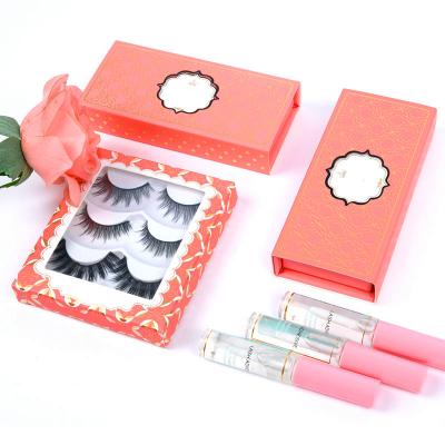 China Long Wholesale Seller Natural 25mm Mink Eyelashes Private Label 3D Mink Lashes for sale