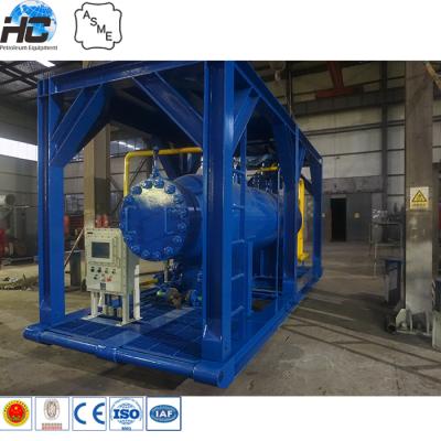 China energy & Petroleum Device Mining / Skid Oil Field Horizontal Three Phase Separator Mounted Petroleum Gas Water Separator for sale