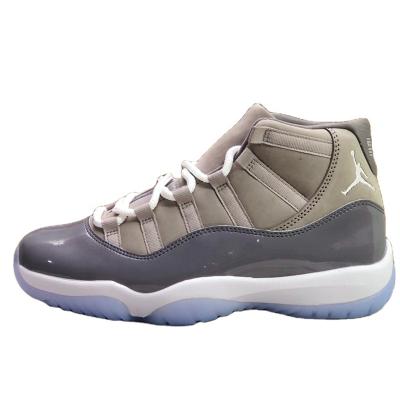 China Cushioning new high quality AJ 11 Gray Cool Gray Basketball Shoes cool cushioning sneakers shape sports shoes for sale