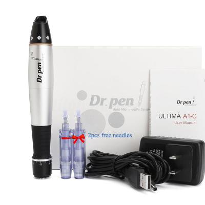 China Electric Derma Pen Stamp Micro Needle Wrinkle Remover A1-C Dr. Pen DermoPen Auto Microneedle System Adjustable Needle Lengths for sale