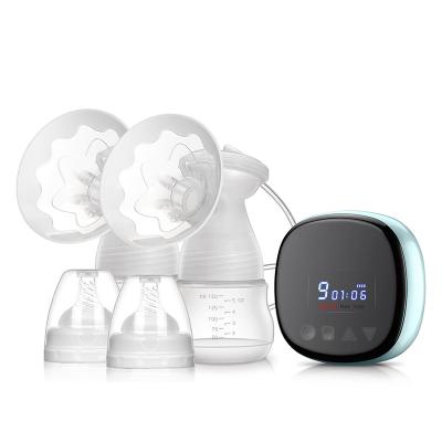 China BPA Free Double Electric Breast Pump Rechargeable Portable Breast Pump Double with Touch Screen Milk Pump for sale