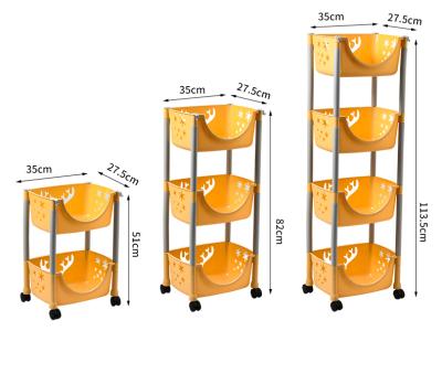 China Modern Toy Cookbook Zhejiang Home Vegetable Storage Rack Rotating Organizer for Kids for sale