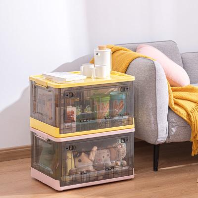 China Hot Selling Viable PP Storage Box Toy Storage Plastic Foldable Organizer for sale