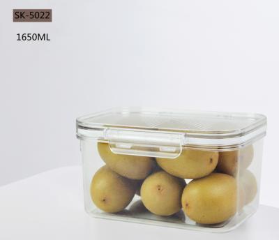 China Fresh Preservation Food Storage Box Refrigerator Wholesale Airtight Storage Box Storage Box Organizer for sale