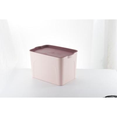 China Japanese Style Rose Large Edge Viable Custom Made Smooth Safety Use Plastic Storage Box With Lids for sale