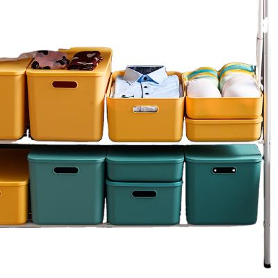 China Viable Hot Sale Different Size Stackable Amazon Bedroom Container Box Sundries Storage Boxes&bins Plastic for sale