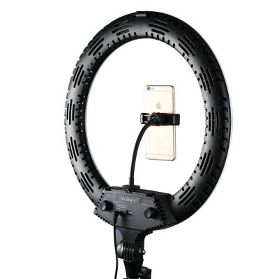 China Professional Makeup LED Ring Light 3200k 5500k 18 Inch Dual Color Photography Ring Light RL-480 for sale