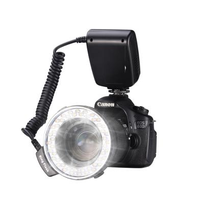 China 5cm-150cm RF-550D Macro LED Ring Light Flash for Nikon Canon DSLR Camera Flash Light for sale