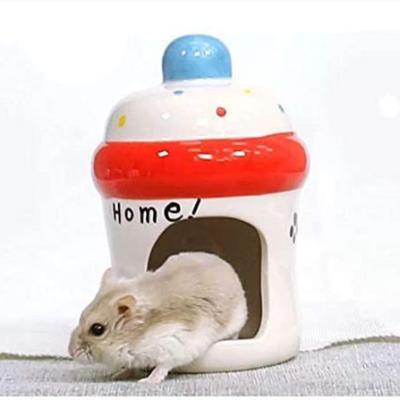 China Fashion High Quality Best Hamster Hideouts Long Life Ceramic Chinchilla Hamster Hideout for sale