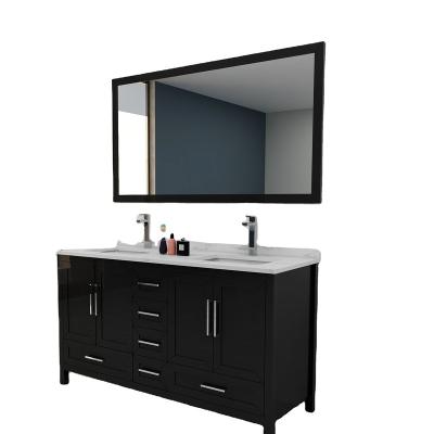 China Modern Manufacturers Direct Selling Good Quality Solid Wood Shower Vanity for sale