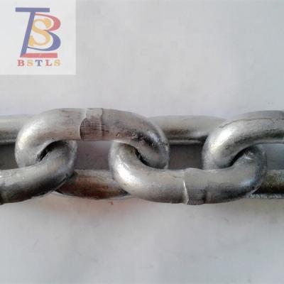 China China Manufacturer Hot Dipped Galvanized Drag Chain Grade 43 Test Chain High Calibrated Short Link Chain for sale