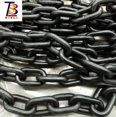 China Drive Chain Factory Black Finished En818-2 Grade 80 Alloy Steel Chain G80 Lifting Chain 12*36mm for sale