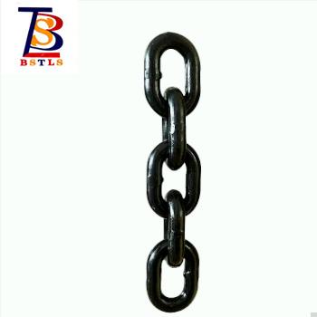 China Transmission Chain Elevator Hoist Manual G80 Steel Iron Black Chain Lifting Chain For Electric Hoist 3mm~22mm for sale