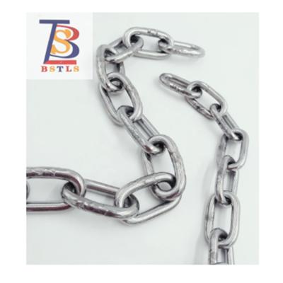 China Q195 Factory Direct Sales Din764 G80 G43 G30 Stainless Steel Round Link Chain for sale