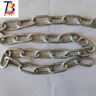 China Drag Chain DIN763 Electro Galvanized Long Link Chain for sale