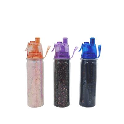 China Modern Travel Mist Water Bottle Plastic Outdoor Sports 500ml for sale