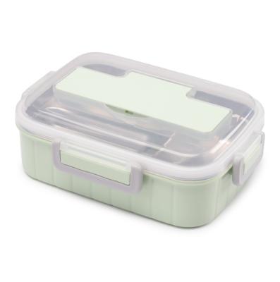 China 3/4/5 Compartment Heatable Leakproof Stainless Steel Lunch Box, For School Work Outdoors for sale