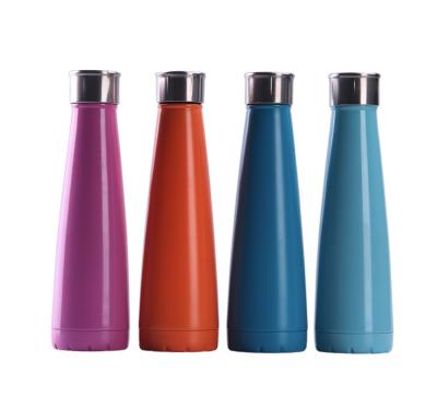 China Durable double wall stainless steel vacuum insulated bottle, 17 oz (500 ml), leak proof, no sweat, keep your drink hot or cold, for sale