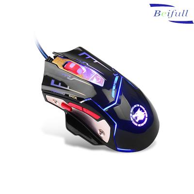 China USB Optical Gaming Mouse Programming USB Wired 7d Game Mouse With Led Flashing Light Made In China for sale