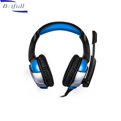 China With Microphone and LED Light 3.5mm Cable Earphone PS4 Headband Hit For Game With LED Light for sale