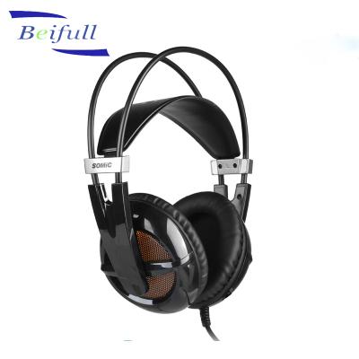 China Virtual Sound Light Somic G938 USB 7.1+LED Wired Virtual 7.1 Channel Sound Effect Headphones With Led Light for sale