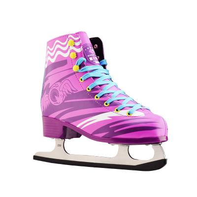 China Eco-friendly Printing Vamp Ice Figure Skating Ice Skating Shoes for sale