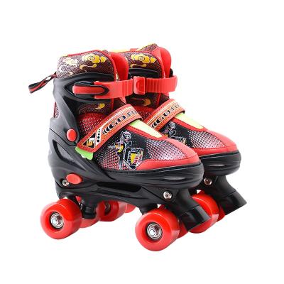 China GOSOME 2021 Newest High Quality Professional Speed ​​Quad Wheel Skate Hot Selling Flashing Shoes For Kids US2/US2-5/US5-8 for sale