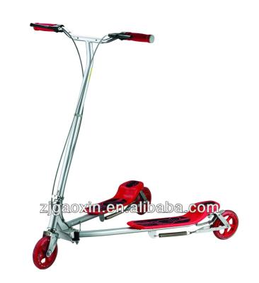 China GOSOME Eco-friendly PU Popular 3 Wheel Child Scooter Swing Flashing Scooter For Kids for sale