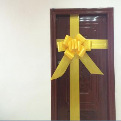 China Real Estate Door Bow New Arrival Real Estate Gift Ribbon Christmas Door Pull Bows for sale