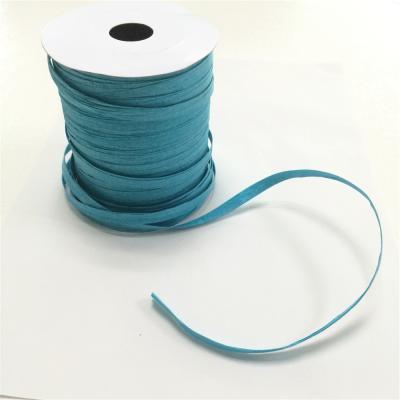 China Custom Wholesale Rayon Raffia Material Ribbon Kraft Paper High Quality Paper Ribbon for sale