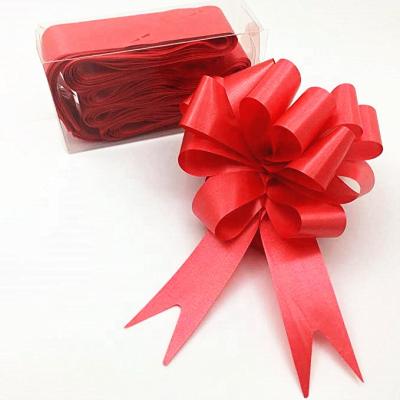 China Polypropylene Plastic Material Craft Glitter Ribbon Gift Box Wrapping Ribbon for sale