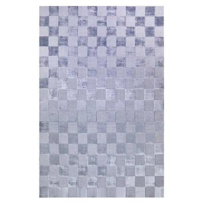 China Washable Modern Geometric Pattern Study Bedside Thickening Mat Living Room Carpet Simple Luxury Light Rug Covers for sale