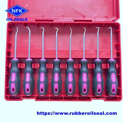 China Cast Steel Material Oil Seal Hand Tools Seal Installation 8PCS Seal Removal Tool Kits for sale