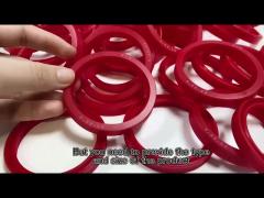 Shore A 60 Red NFK UN Hydraulic Rod Seals For Excavator