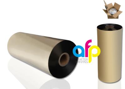 Cina Film di poliestere metallico dell'oro opaco, 24 film di laminazione del poliestere del micron in vendita