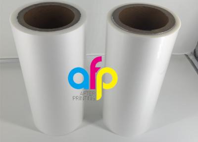 China BOPP + EVA Super White Clear Gloss Laminating Film For Paper Lamination for sale