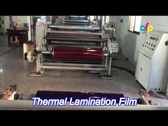 durable lamination guaranteed bopp thermal lamination film with 3“ paper core and 350mm*3000m roll s