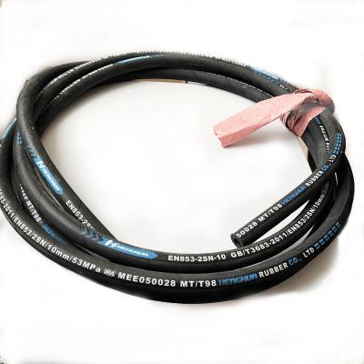 China Hydraulic Industrial Hose Pipe Oil Resistant Rubber Hose 38Mm 40Bar for sale