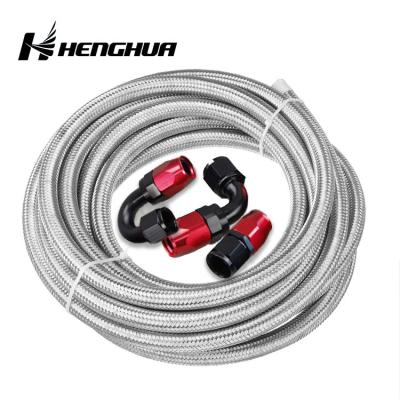 China 8Mm Braided Oil Hose Fuel Oil Hose Lines For Racing Engines à venda