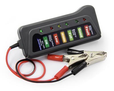 China Portable Cheap Price 12V Digital Battery Tester Auto Alternator 6 LED Light For Auto Diagnostic Tool for sale