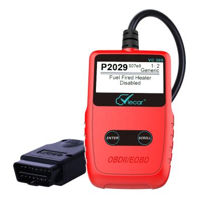 China Support OBD II Protocols VC309 16 PIN OBD II Connector Toyota Cars OBD Display Scanner Tools Car Key All Programming For All Cars for sale