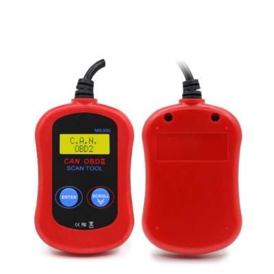 China Support OBD II protocols MS300 screen display code reader car key all obd2 planning machine tools diagnostic work for all cars for sale