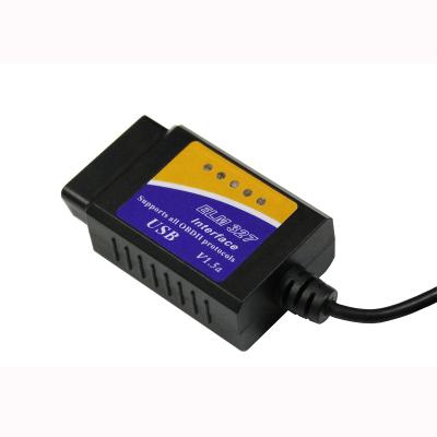 China Universal USB OBD With CH340 Chip V1.5 ELM327 Car Cable Scan Diagnostic Tools Work For Latest Windows System for sale