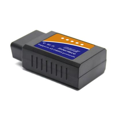 China Universal ELM 327 obd2 scanner wifi obd2 adapter diagnostic tools V1.5 top rated version with 25K80 program for sale